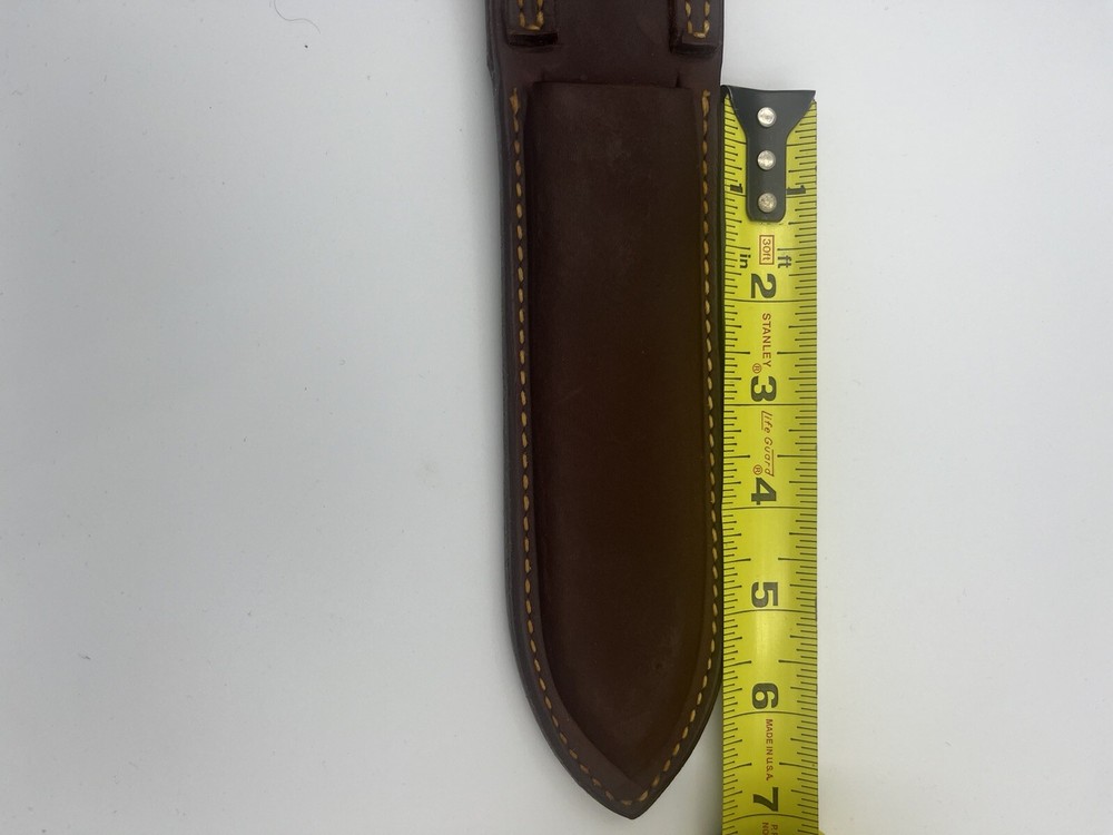 Handmade Leather Knife Sheath/Holster - Fixed Blade AutoLock Feature