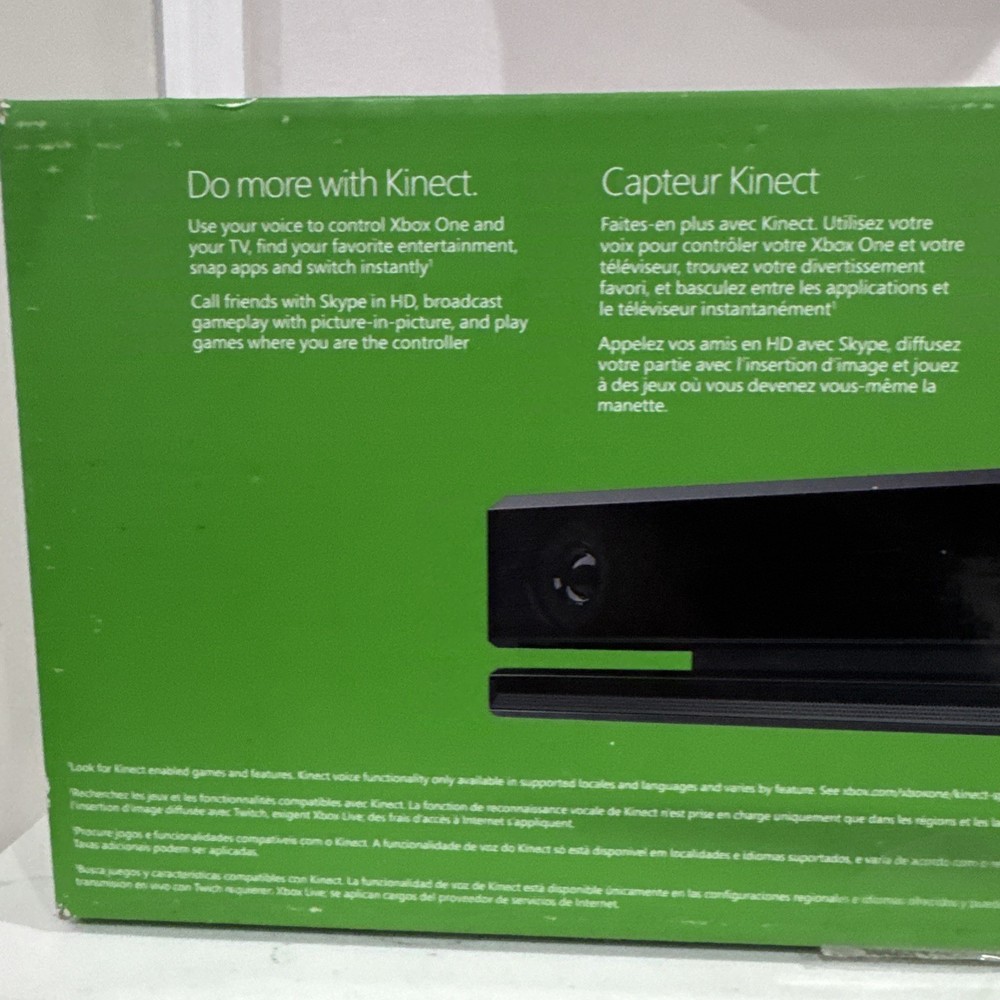 Microsoft Xbox One Kinect Camera Motion Sensor Bar Black
