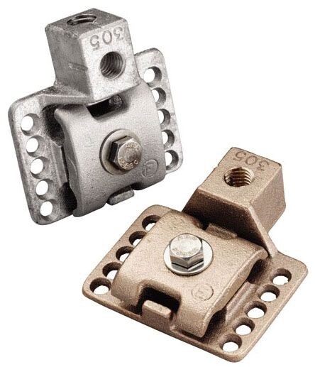 nVent LPC30538, Imperial Thread Air Terminal Base, Copper, 3/8 Thread, 1 PC