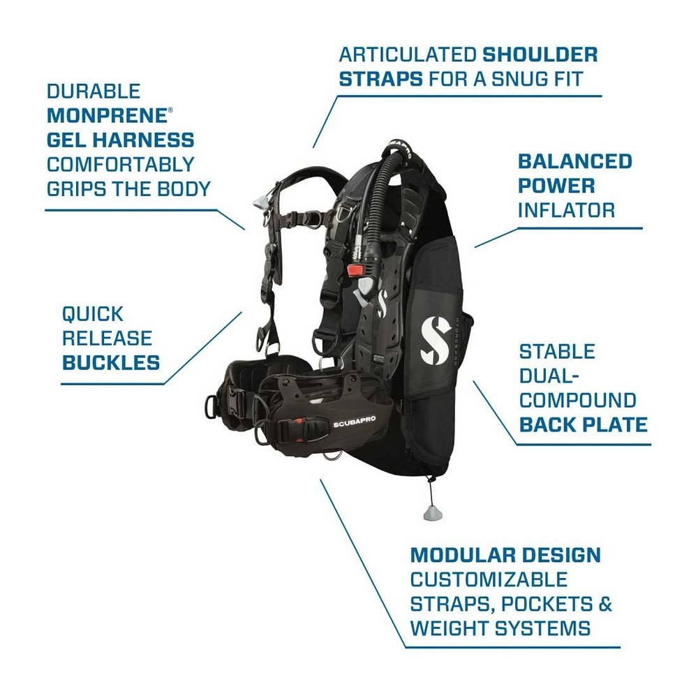 Scubapro Hydros Pro Mens BCD, W/BPI