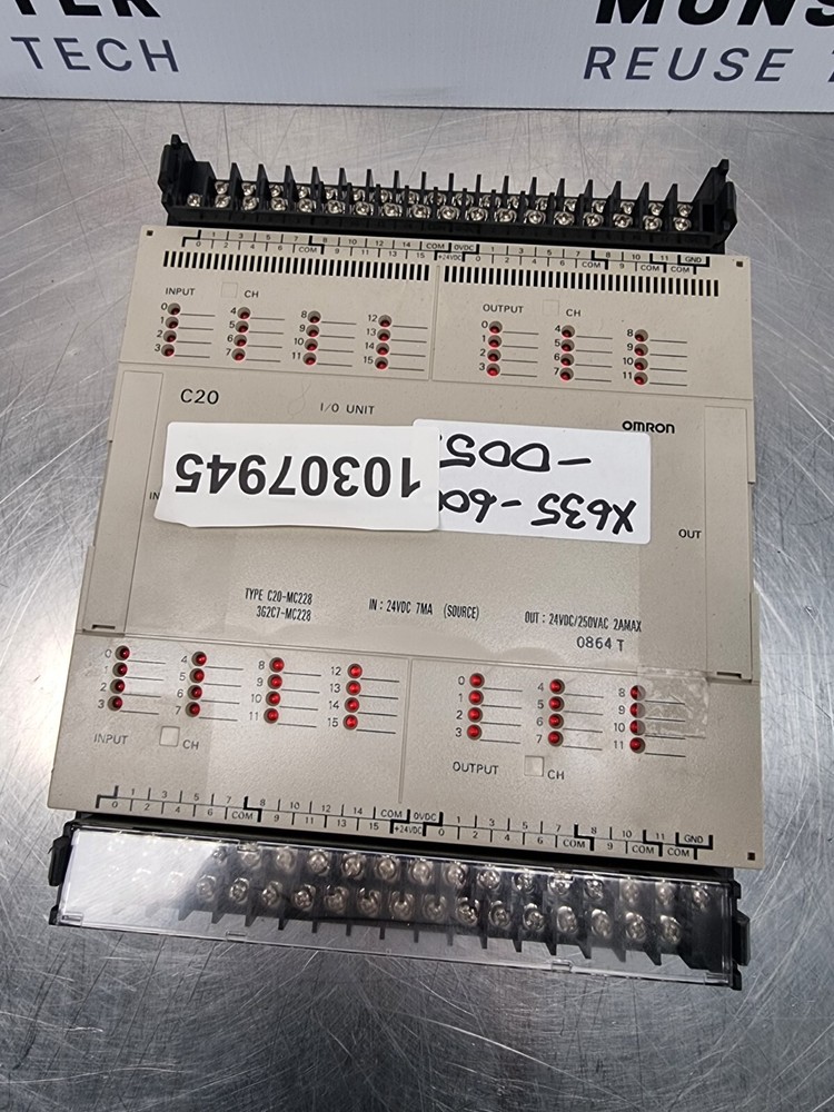 Omron C20 Programmable Controller | Type: C20-MC228