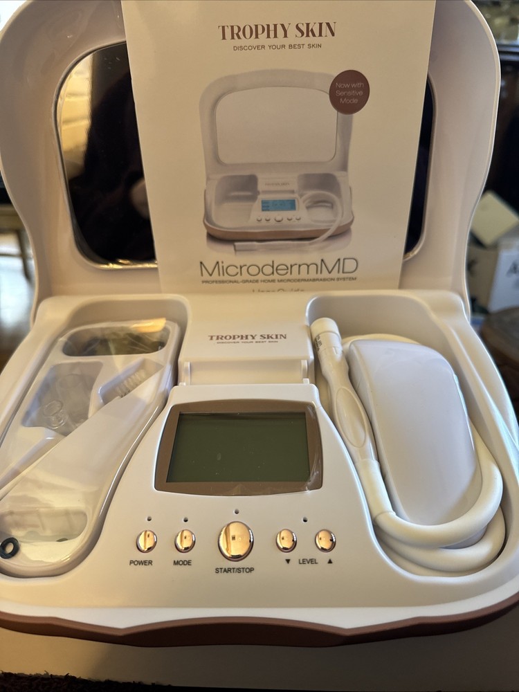 Trophy Skin Microderm MD TSMDD02 Microdermabrasion System White New