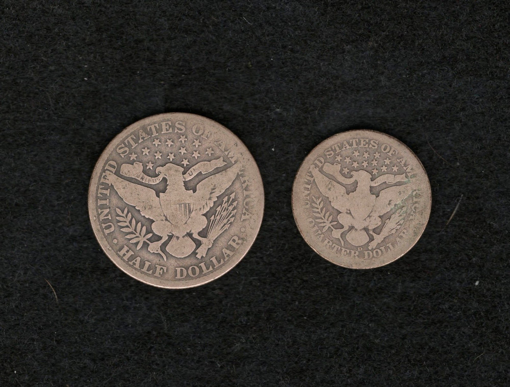 Barber half and quarter
