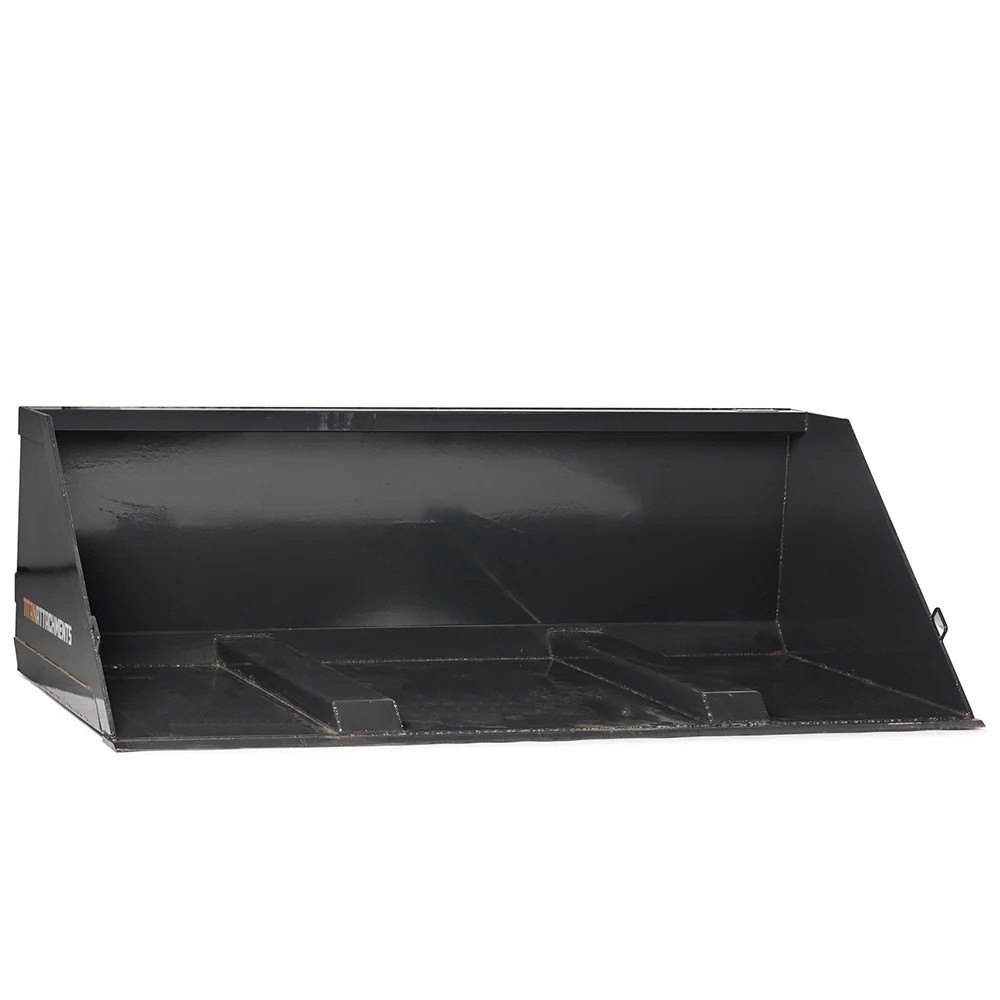 Titan Attachments 92" Fork Mounted Telehandler Dirt Bucket, 1.64 Cu Yd Capacity