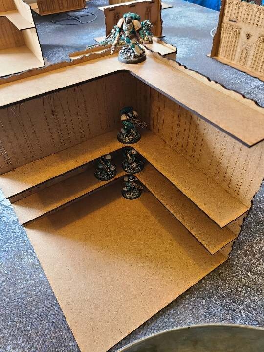 Wood Ruins Terrain Scenery Compatible With ITC