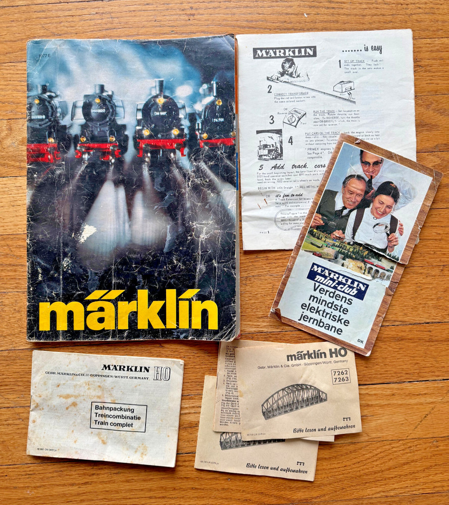 Vintage Marklin Catalogues and Instructions