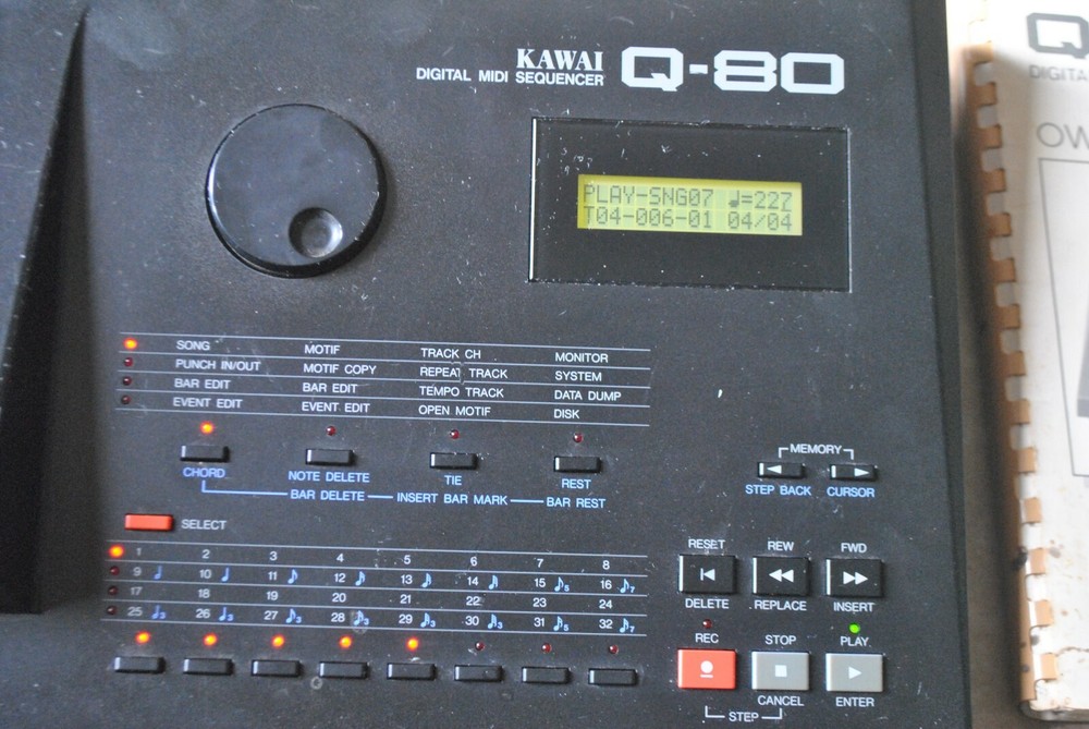 kawai q-80 digital midi sequencer read