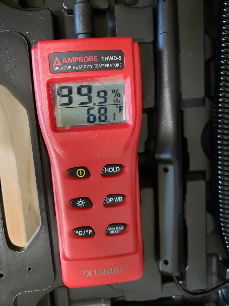 Amprobe THWD-5 / THWD5 Relative Humidity & Temperature Meter w/ Flexible Probe