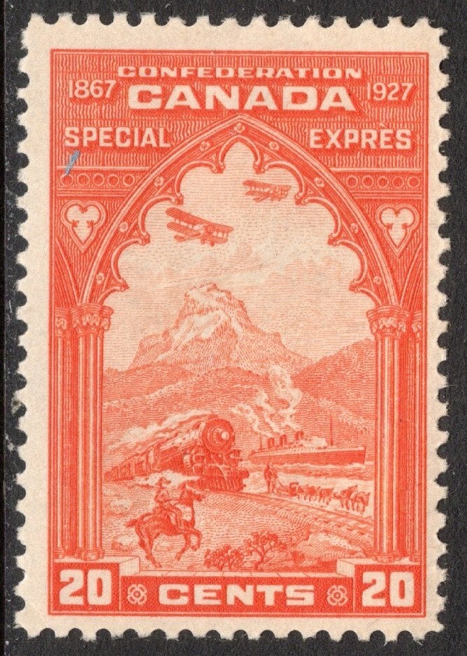 Canada Stamp Scott #E3, 20c, Special Delivery, MLH, OG, SCV$35.00