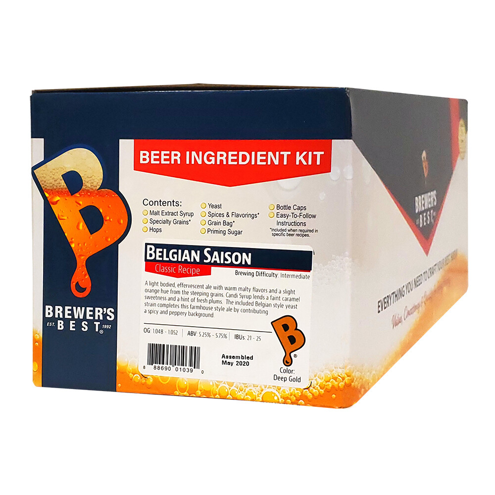 Belgian Saison Beer Ingredient Kit for Home Brew Beer Making
