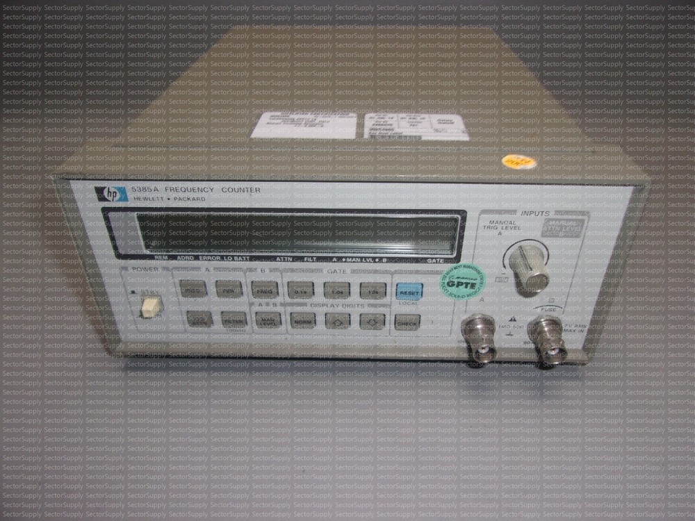 5385A HP HEWLETT PACKARD COUNTER FREQUENCY COUNTER