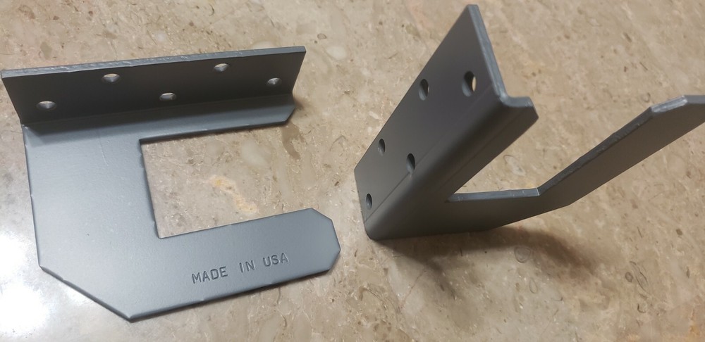 Security Brackets for front or back door Fits (2x3) or 2x4 Board