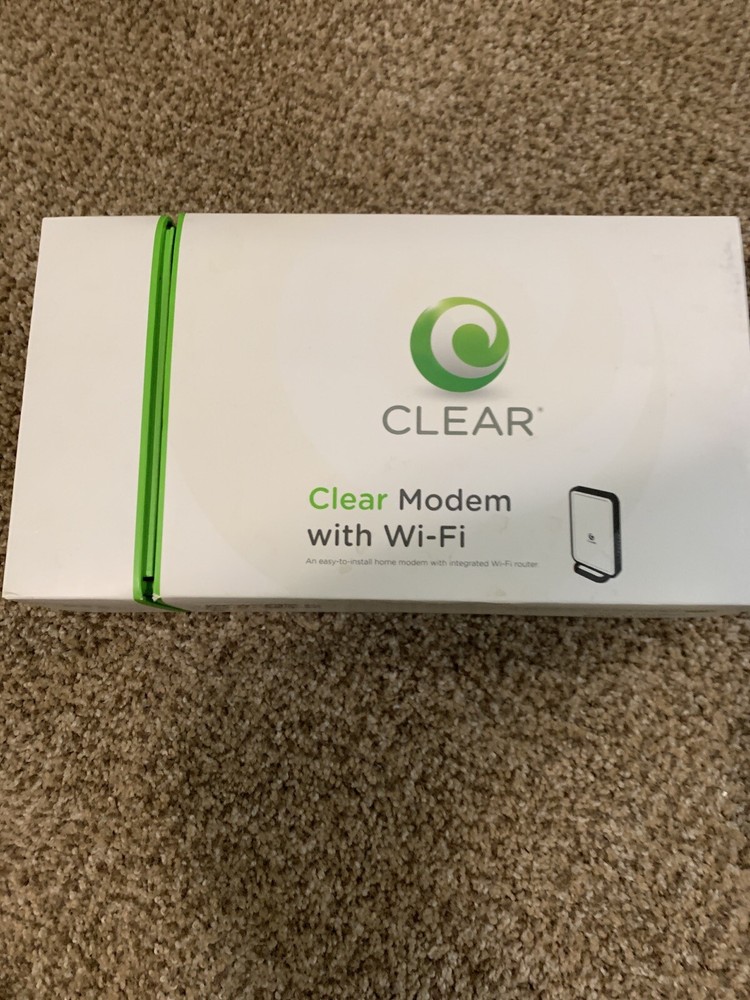 CLEAR Wireless Home Internet Modem WIXFBR-117 Complete And In Box