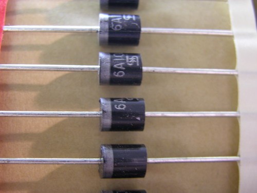10 Taiwan Semiconductor 6A100 1000V 6A Silicon Rectifier Diodes
