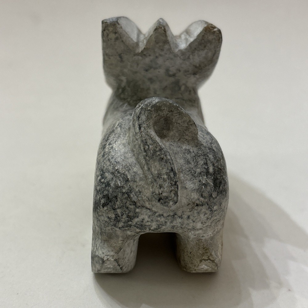 Large Ancient China Hand Carved Jade Rabbit Statue