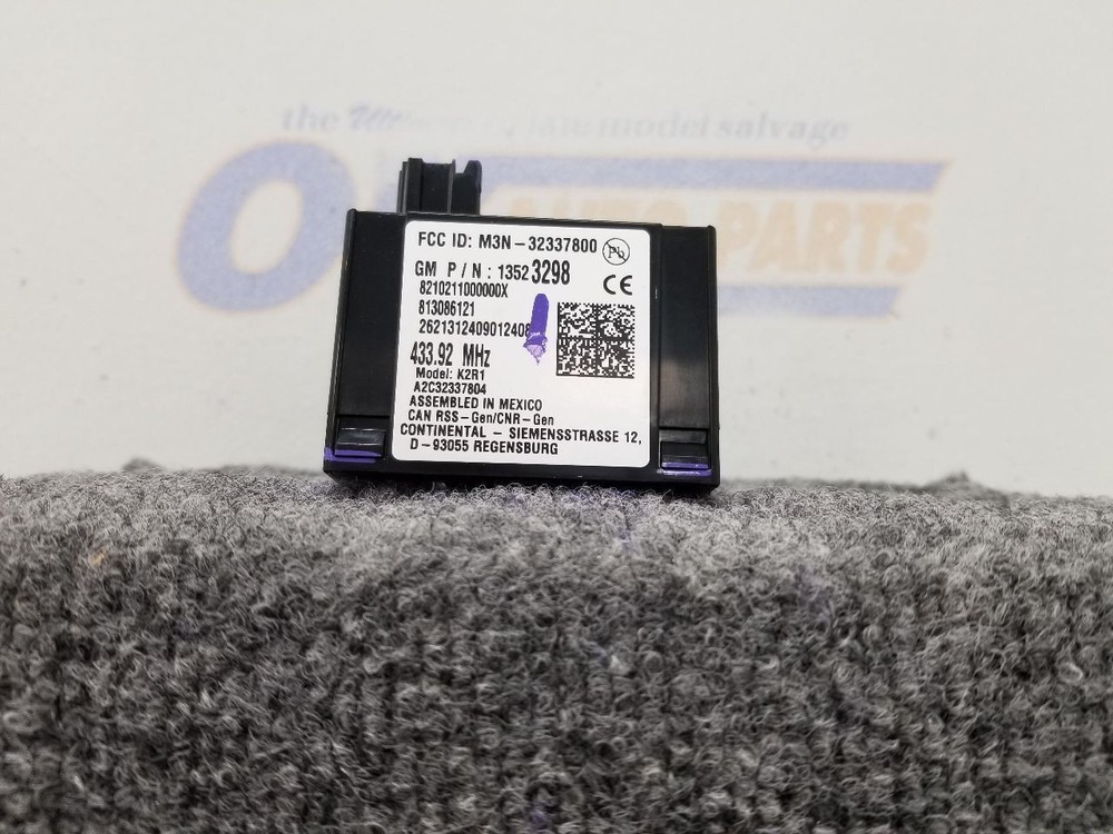 22 CHEVY SILVERADO 1500 THEFT DOOR LOCKING CONTROL MODULE 13523298