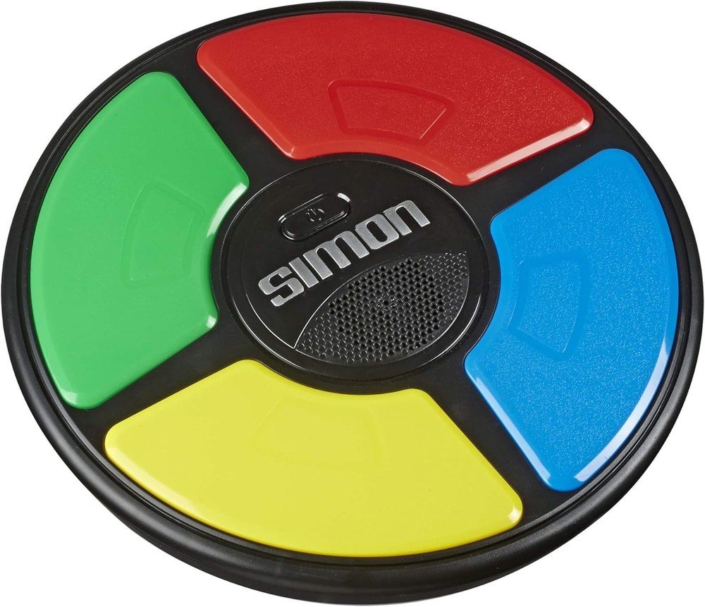 Hasbro Gaming Simon Handheld Electronic Memory Game With Lights and Sounds...