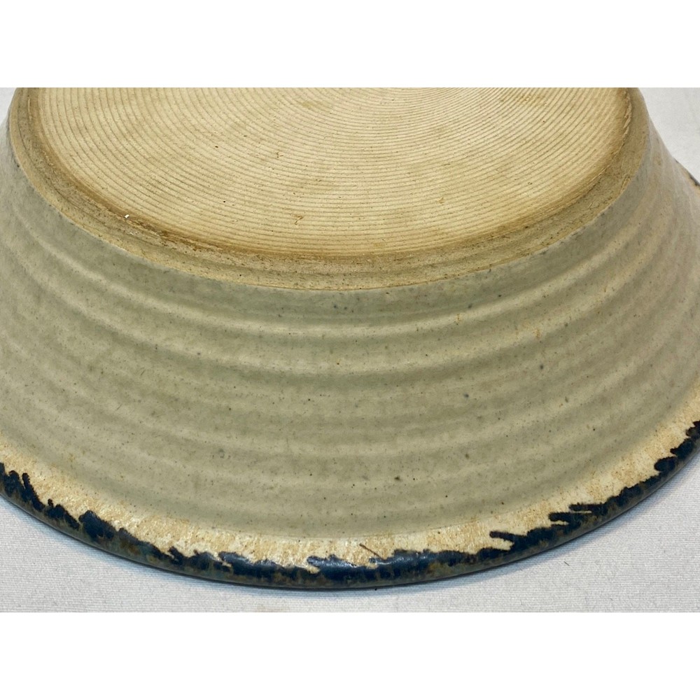 Spatterware Pottery Dish Signed Tromp