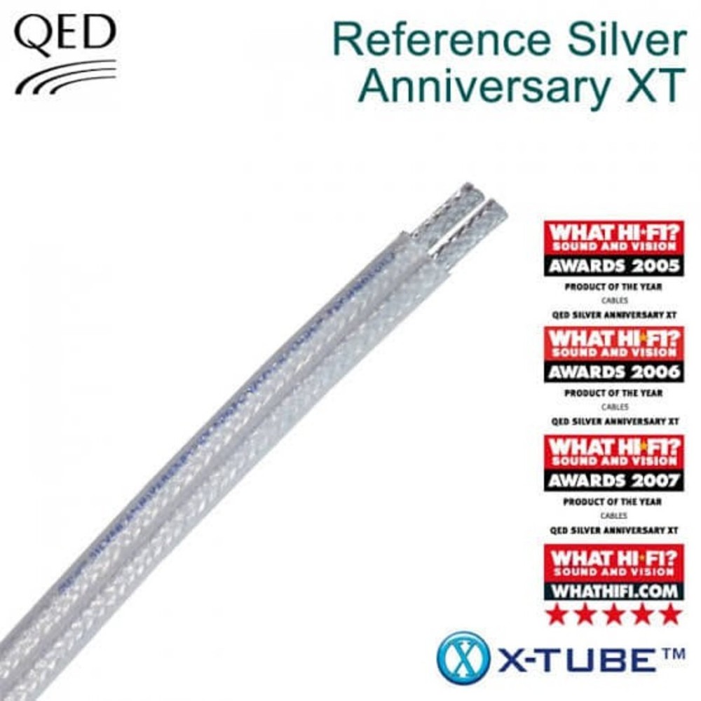 QED Silver Anniversary XT Speaker cable (A Pair) Terminated
