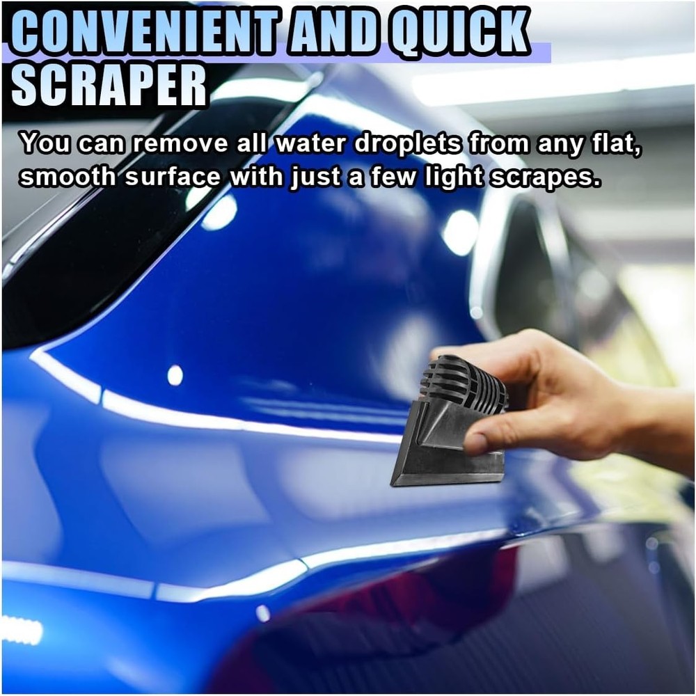 Small Squeegee, Window Tint Squeegee, Rubber Non-Slip Handle Tint Black