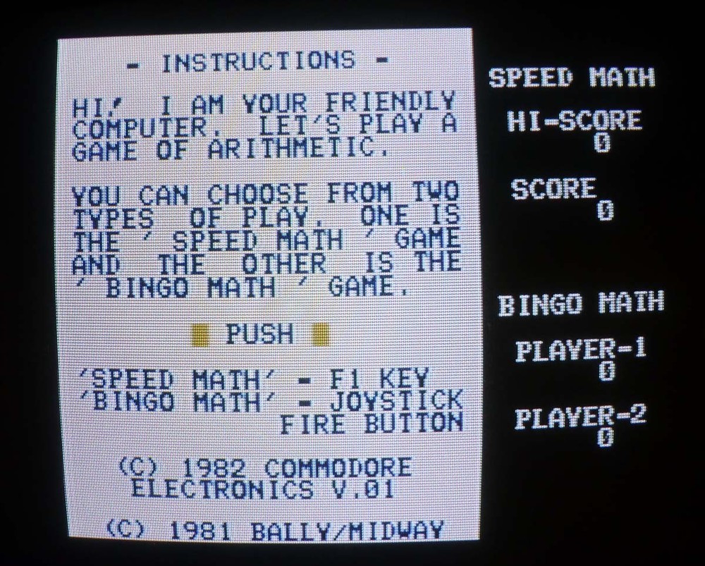Commodore 64: SPEED / BINGO MATH Cartridge - Tested & WORKS