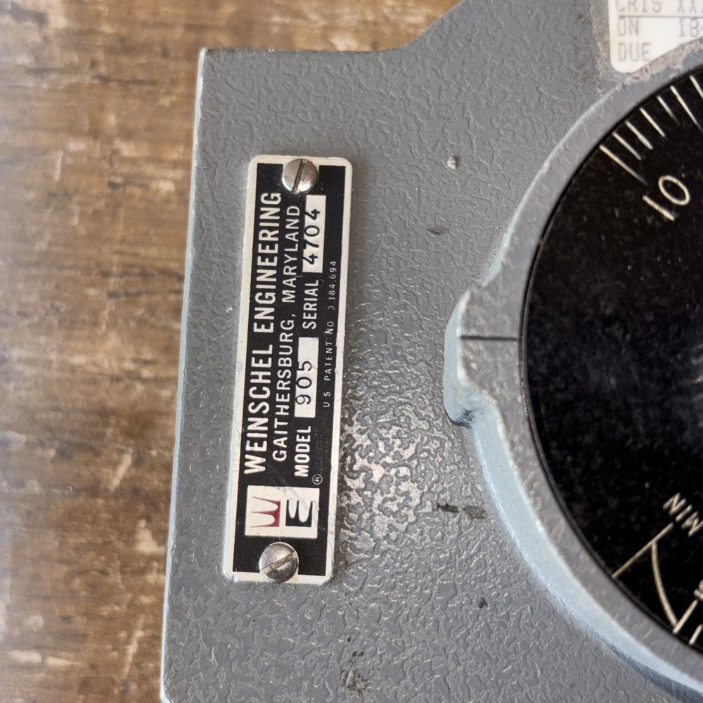 Weinschel Engineering Model 905 Dial Attenuator Untested