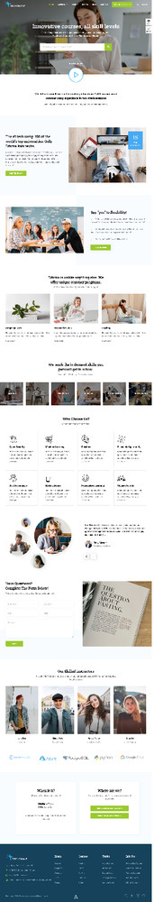 Tech Camp Website Design with Free VPS Web Hosting and Installation