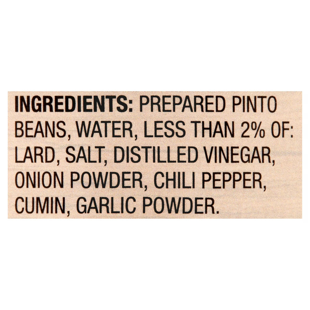 (6 pack) Great Value Traditional Refried Beans, 16 oz