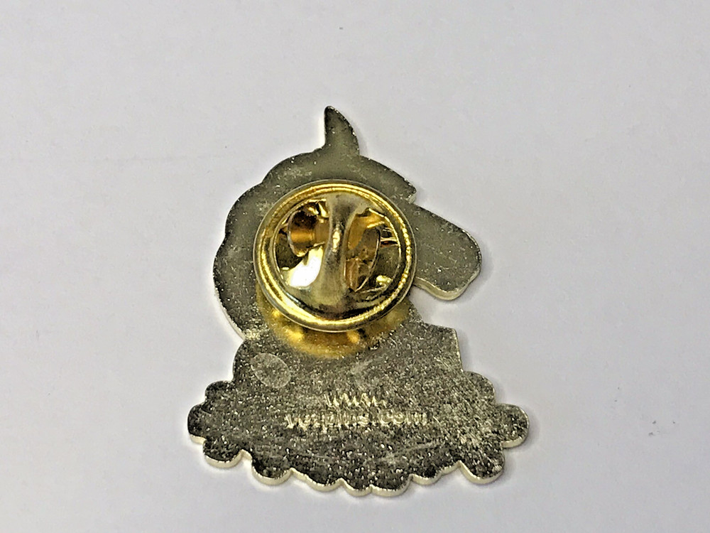 Unicorn Head Enamel Multi-Colored tack back pin (C)