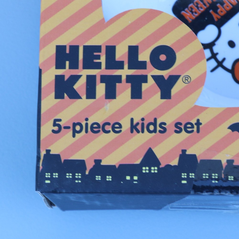 Hello Kitty Halloween 5 Piece Kids Dining Set