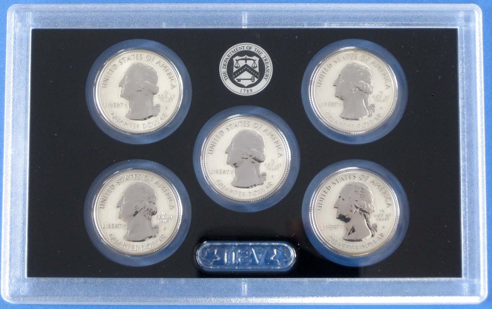 2017 Enhanced & 2018 Reverse Proof America the Beautiful Quarter Sets