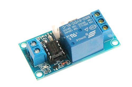 NOYITO 1-Channel Self-Locking Relay Module One Button Start-Stop Bistable 12V