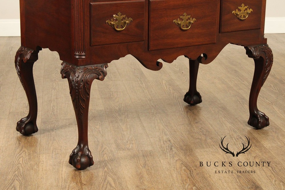 Kittinger Colonial Williamsburg Mahogany Chippendale Style Lowboy