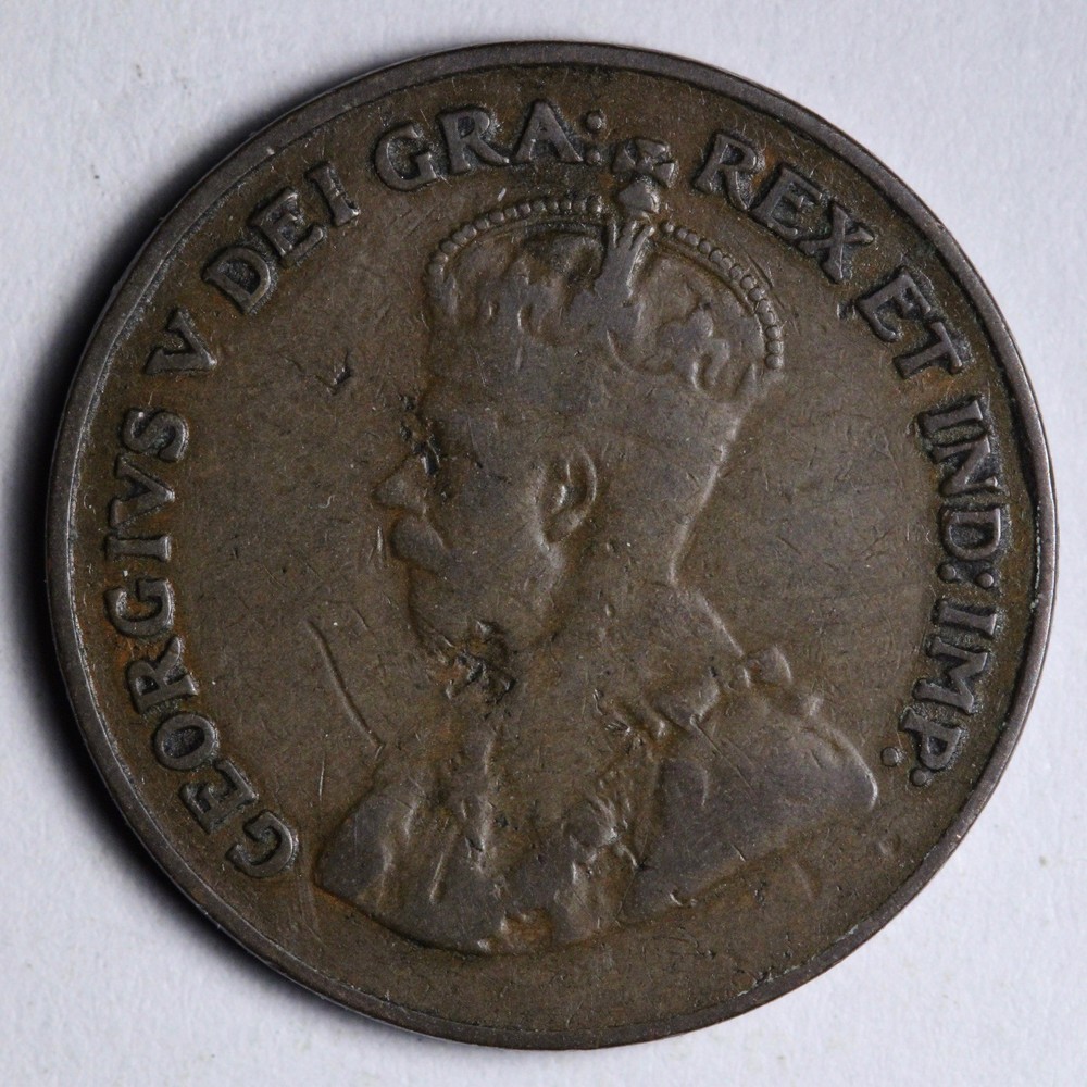 1922 Canada Small Cent Piece E376 UGCL