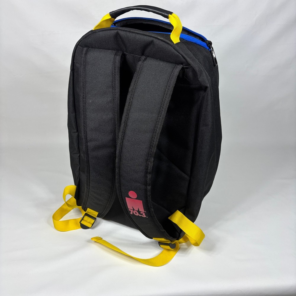 Ironman Triathlon 70.3 Boulder Colorado Black Backpack
