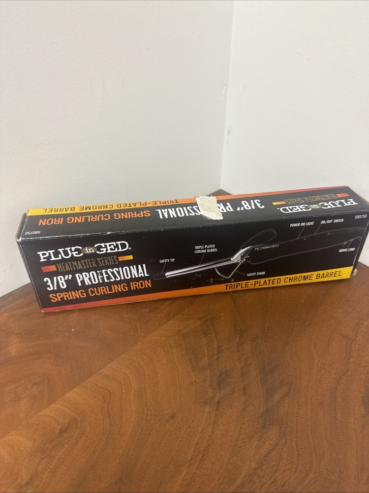 New! Heatmasters Series Curling Iron 3/8” Spring Curling Iron