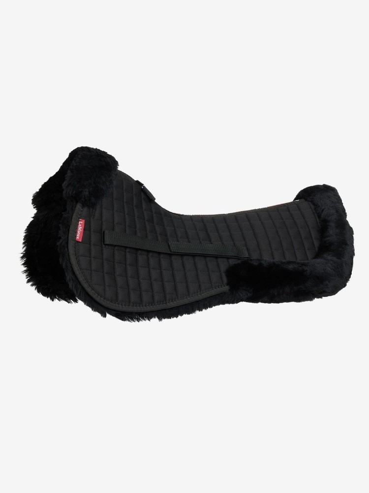 LeMieux Merino+ Lambswool Half Pad - Black/Black