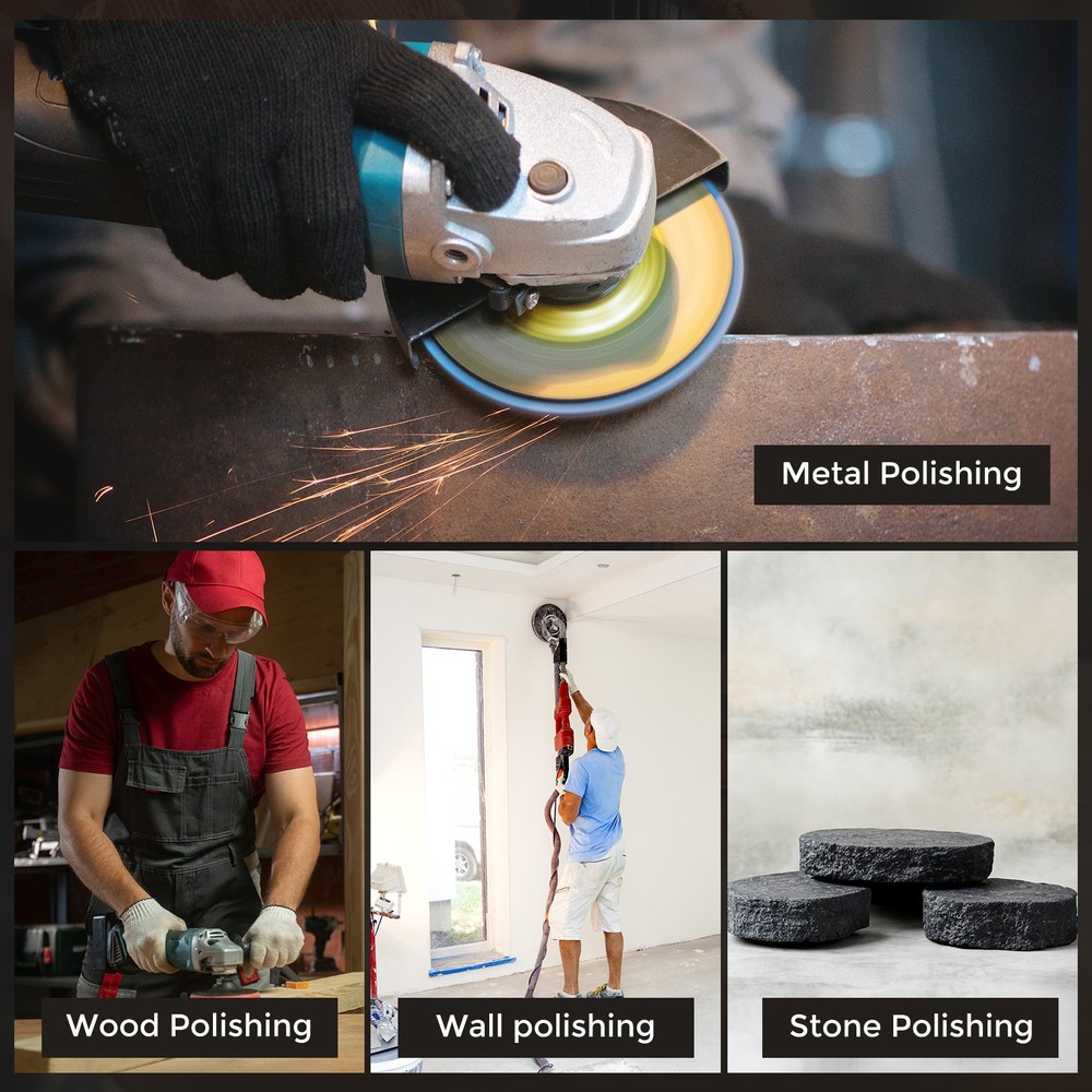 3 Pcs 2 Inch 40 Grit Hook and Loop Grid Sanding Discs