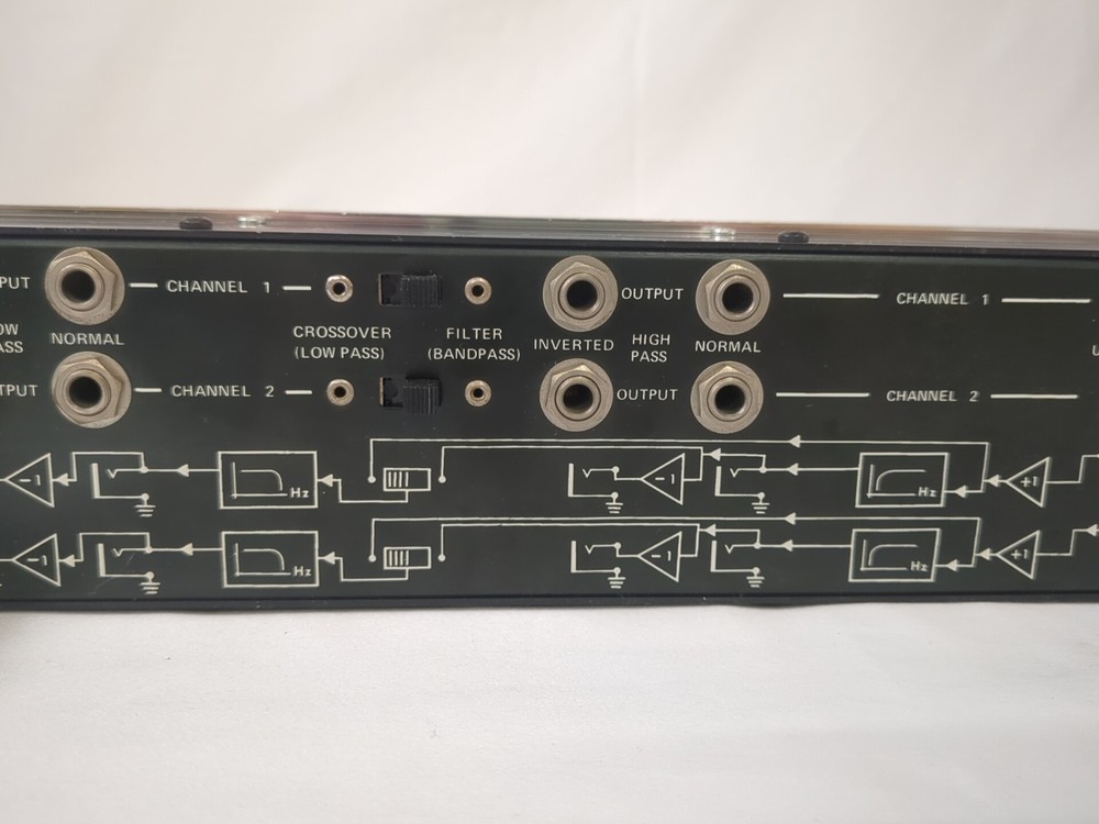 CROWN VFX2 DUAL CHANNEL VARIABLE ELECTRONIC FILTER CROSSOVER Black Chrome