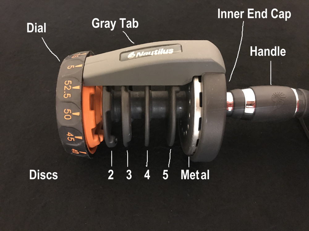 OEM Nautilus Bowflex 552 SERIES 1 Disc 5 SelectTech Dumbbell Replacement -NOT 3D
