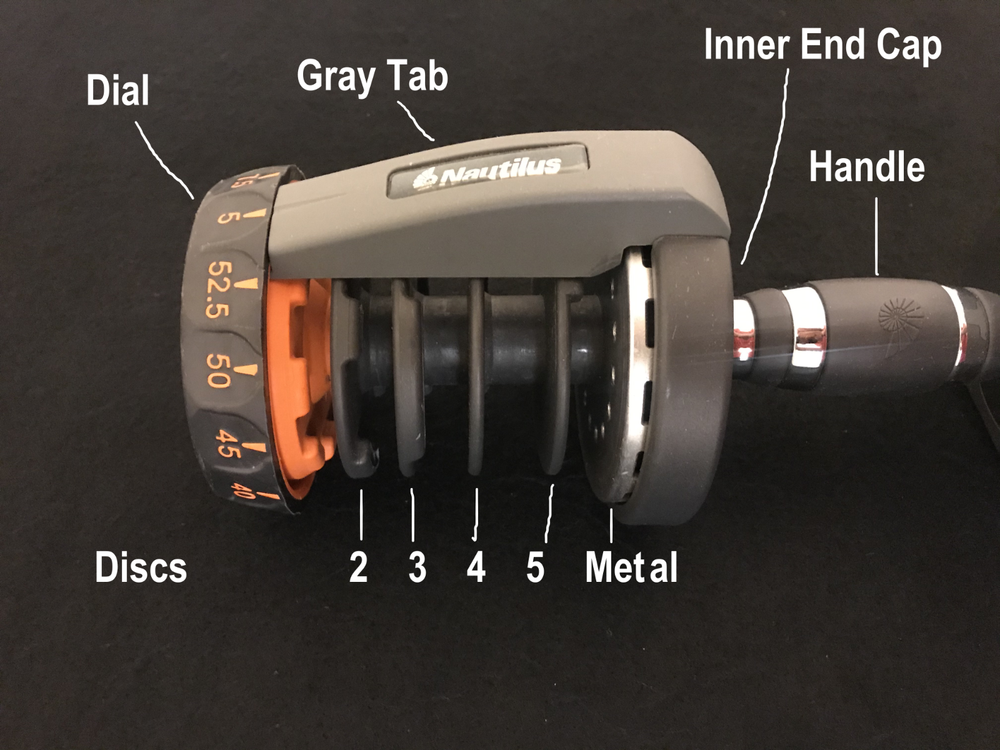 STICKY - Bowflex Nautilus SERIES 1 Grip SelectTech 552 Dumbbell Replacement Part