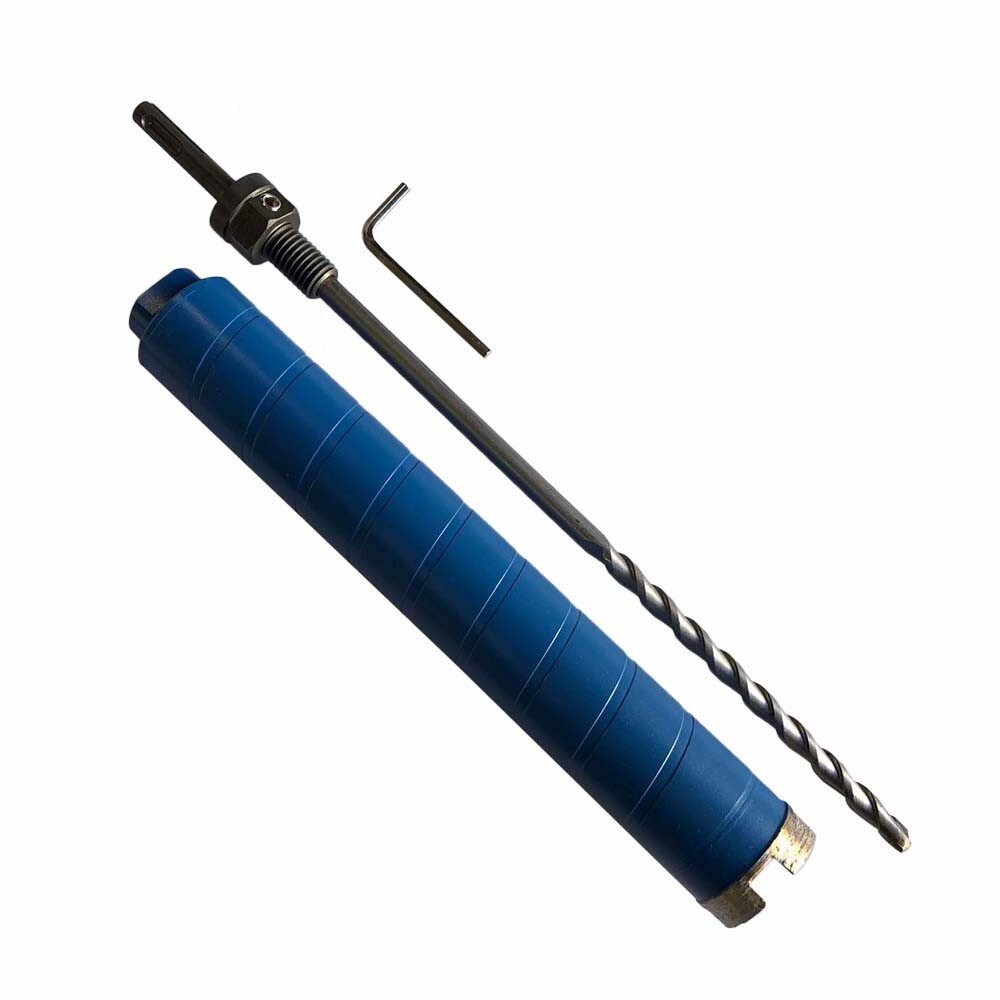 1-3/4" Dry Diamond Core Bit with SDS Plus Pilot Bit Adapter, 5/8"-11 Arbor