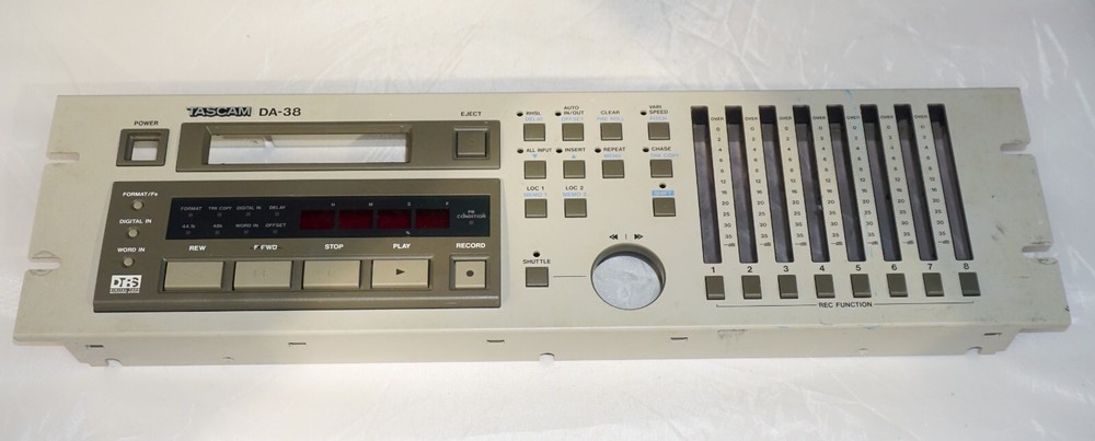 Teac Tascam DA-38 Front Panel Cover Interface Controls