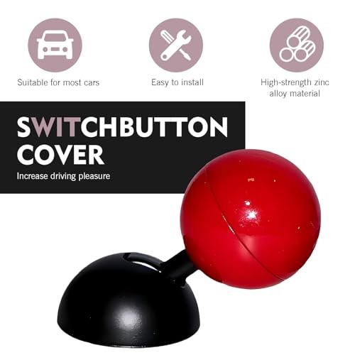 Push Start Button Cover, Cool Joystick Pull Down Engine Start Stop Cover, Self