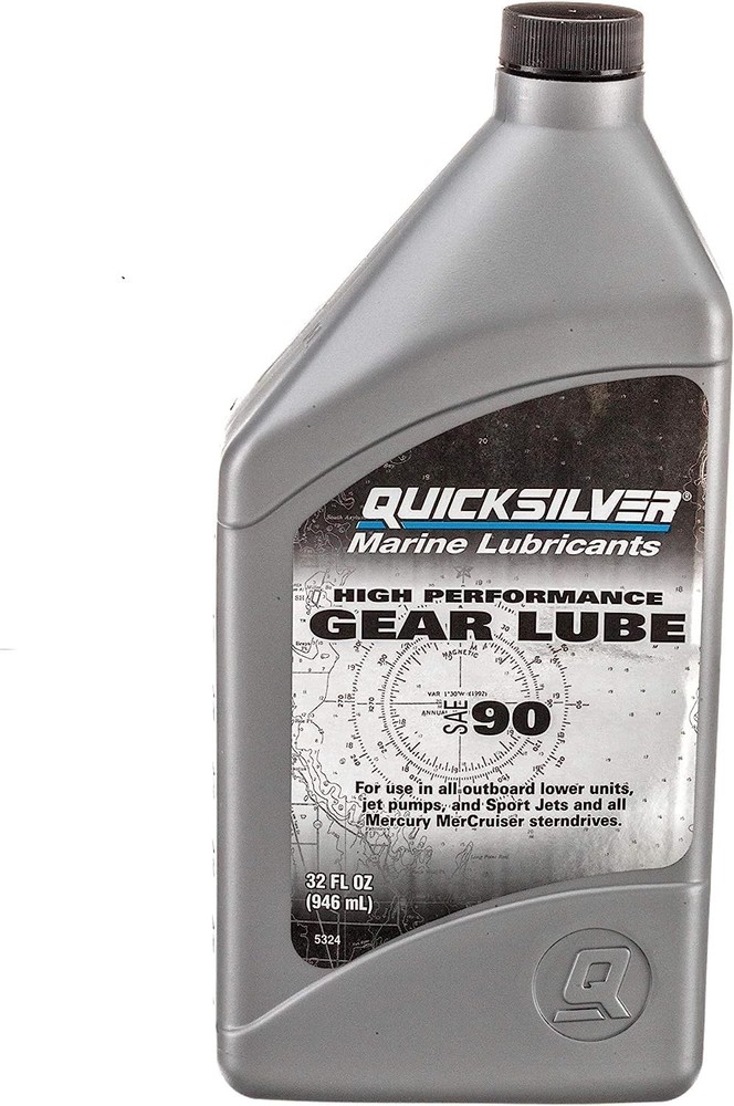 Quicksilver SAE 90 High Performance Gear Lube for 32 oz, Unspecified