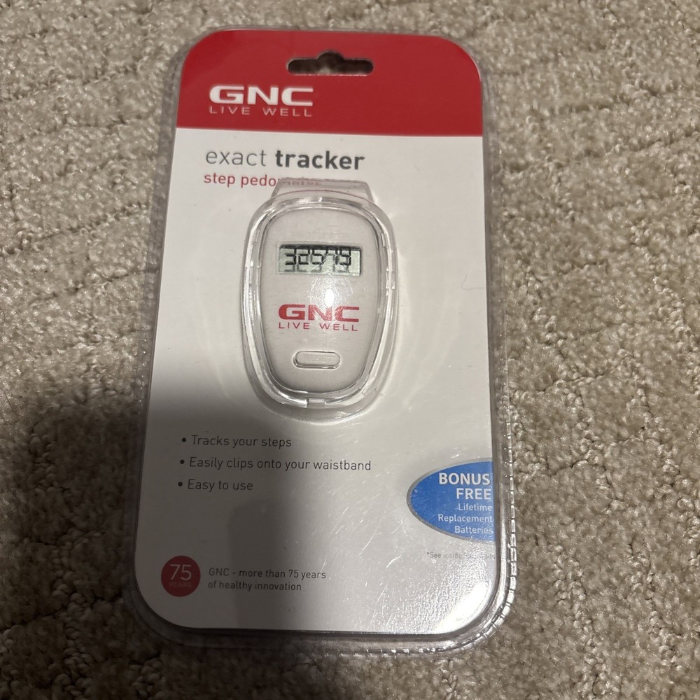GNC - Exact Tracker Step Pedometer - White