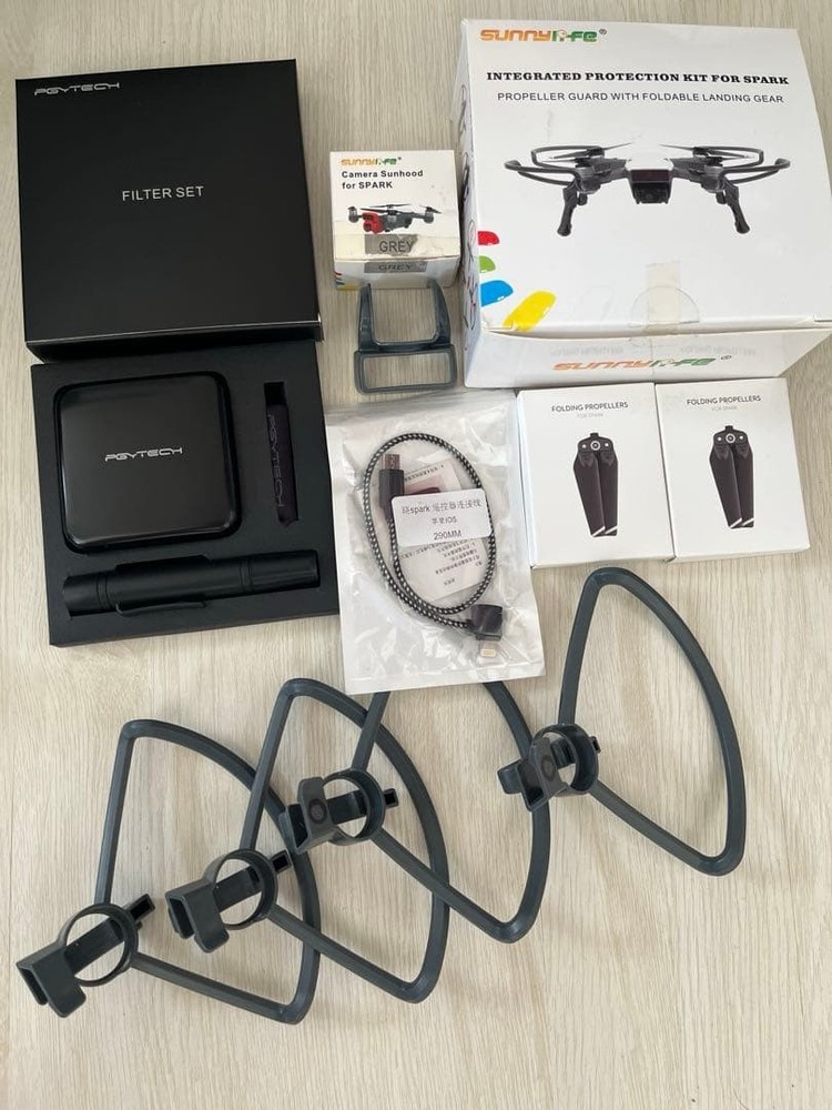 Dji Spark Drone Fly More Combo Set With Extra Battery Accessories Compact Rc