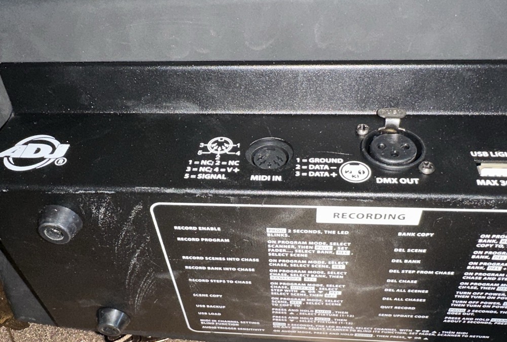 ADJ DMX OPERATOR 512 - 192 Channels Controller For Stage Lighting MOBILE DJ