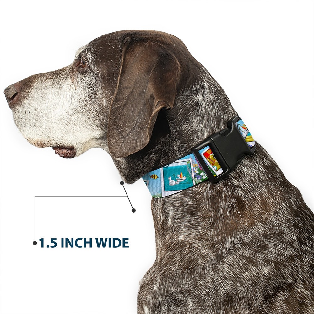 Plastic Clip Collar Olaf Summertime Snapshots Medium 11-16.5"