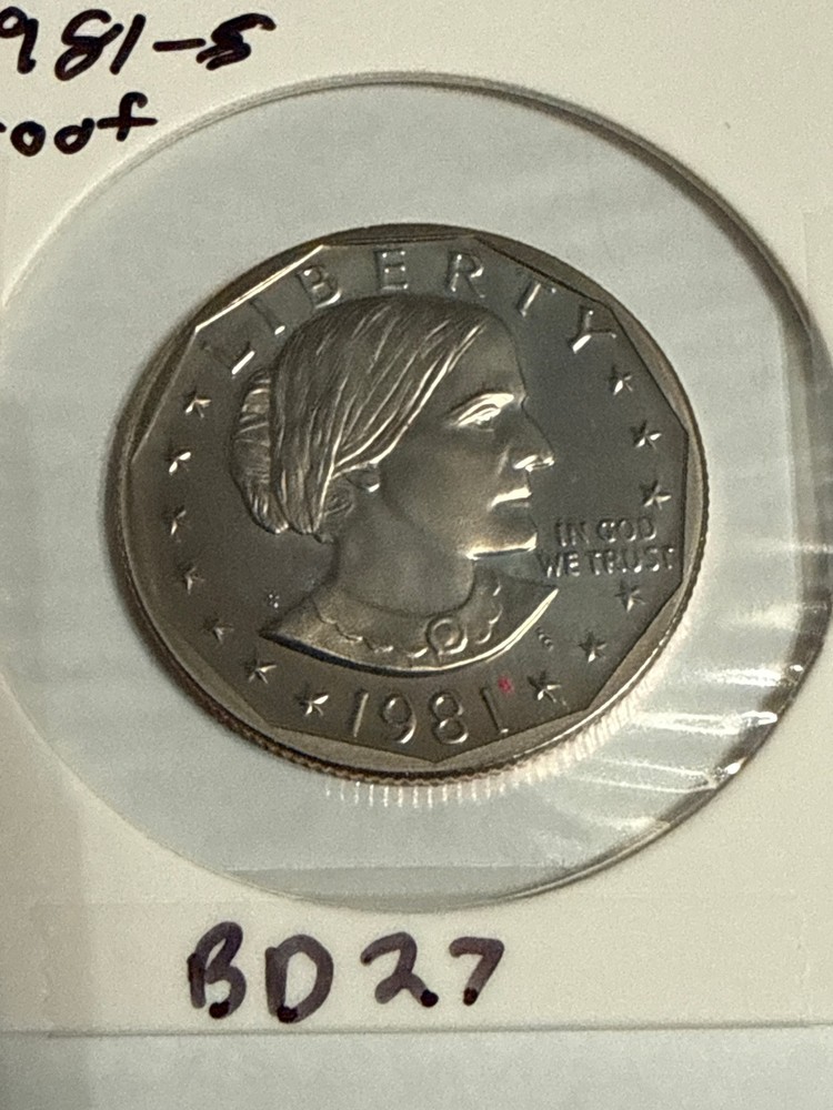 1981-S Susan B. Anthony Dollar Proof